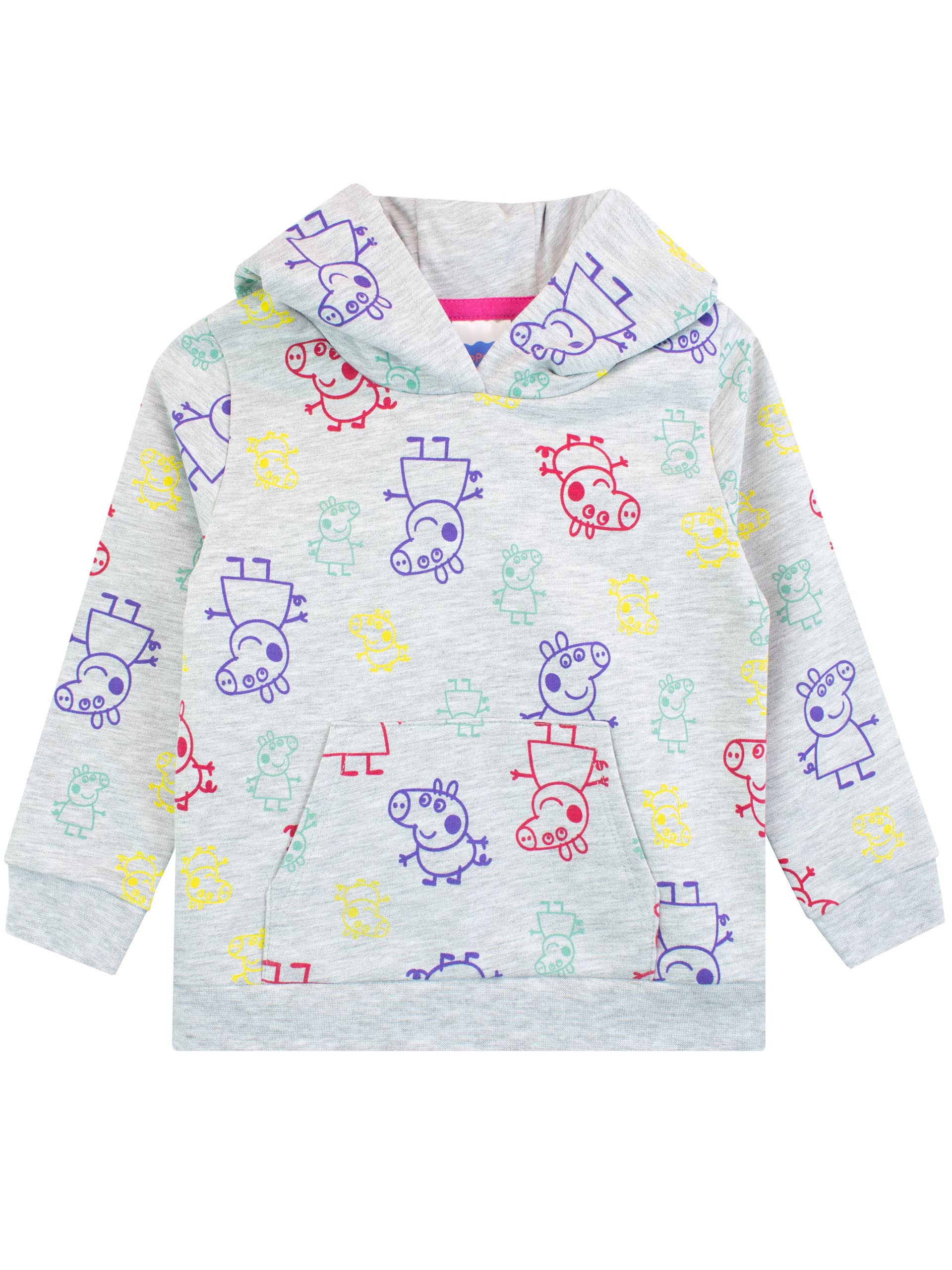 Peppa Pig Girls Grey Hoodie 18-24 Months