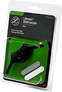 3M Littmann 40007 Stethoscope Identification Tag, Black