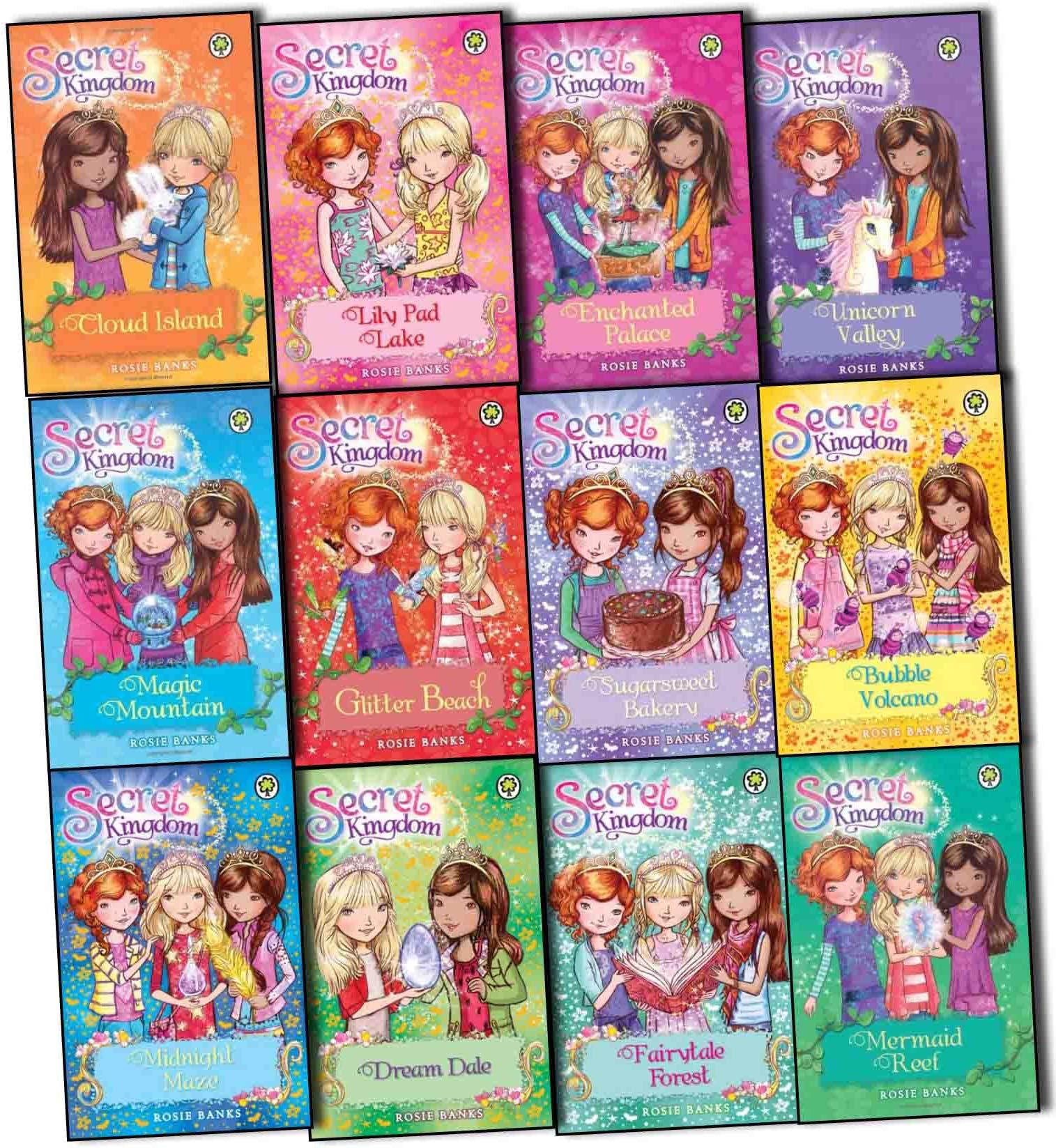 Secret Kingdom Series Collection 1 to 12 Books Set By Rosie Banks, Paperback – January 1, 2013