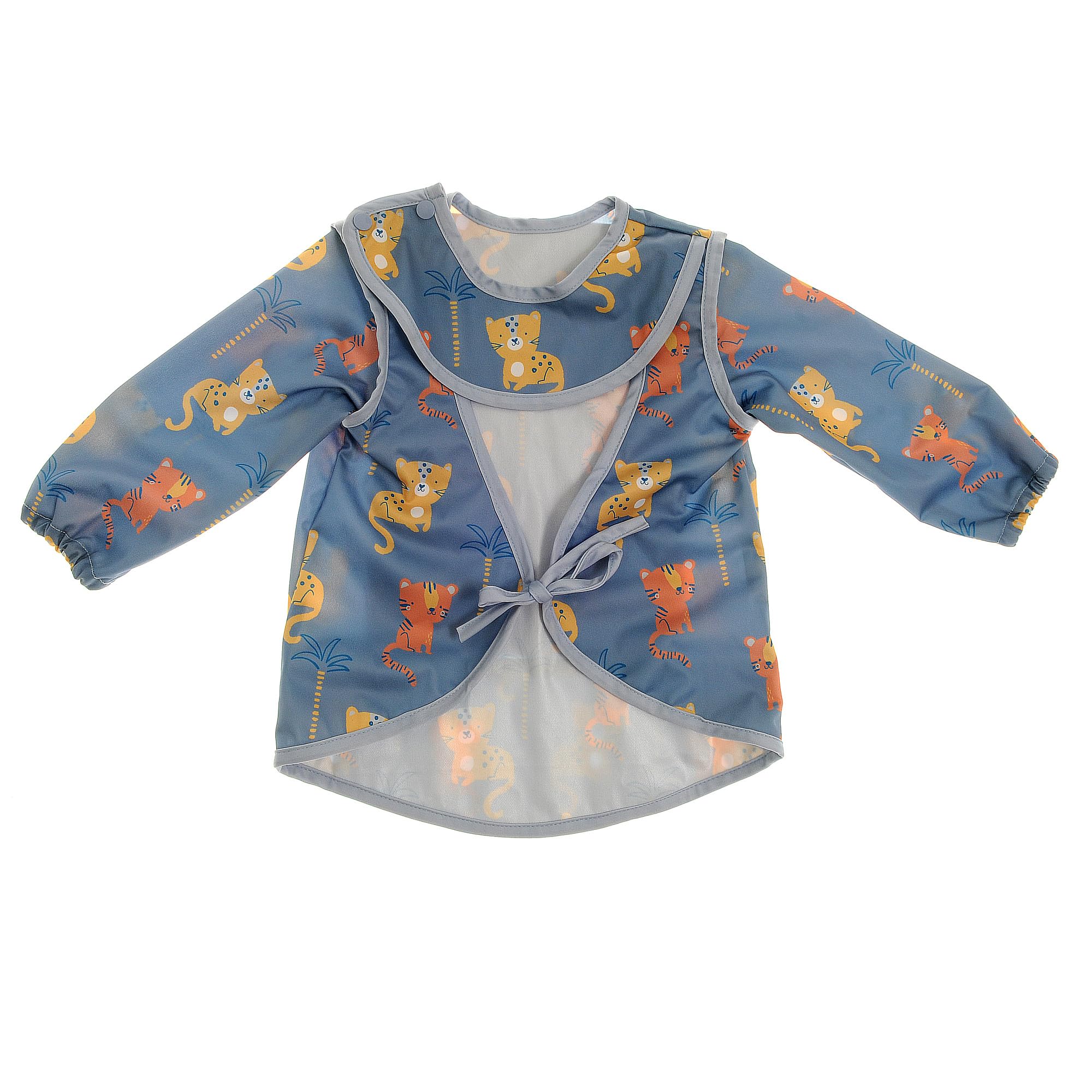 Ziggle Waterproof Baby Bibs, Tiger and Lion - Image 2