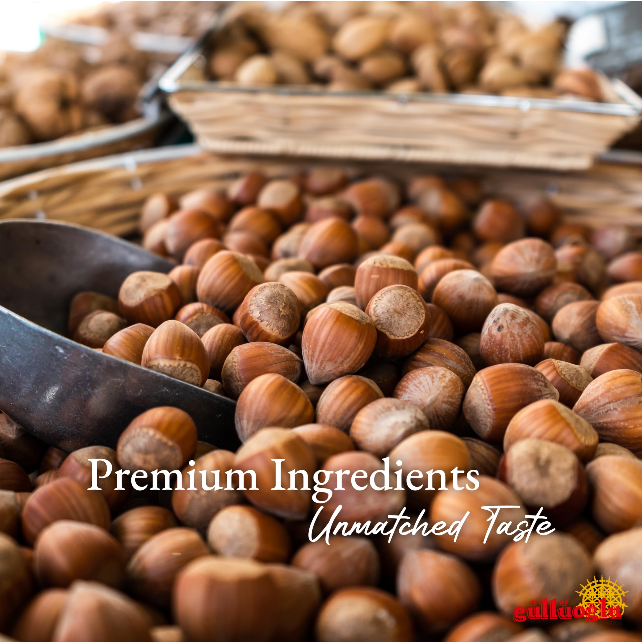 Gulluoglu Hazelnut Cream Premium Turkish Hazelnut Spread 7oz 200g All-Natural Rich Creamy No Palm Oil Traditional Turkish Dessert — view 6