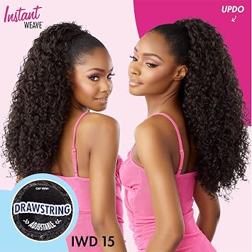 Sensationnel Instant Weave Half Wig-15, 1 JETBLACK