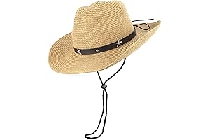 Kids Straw Hat for Boys, Toddler Sun Protection Beach Hat
