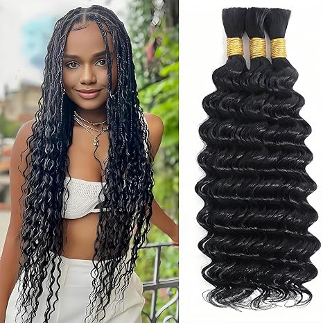 Boho Braids: 120g 18" Human Hair Braiding Hair