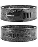 MANUEKLEAR Lifting Belt Lever for Men Women, 10mm Quick Locking Lever Belt Weightlifting with Adjustable Buckle, Lever Weight Lifting Belt for Powerlifting & Deadlifts