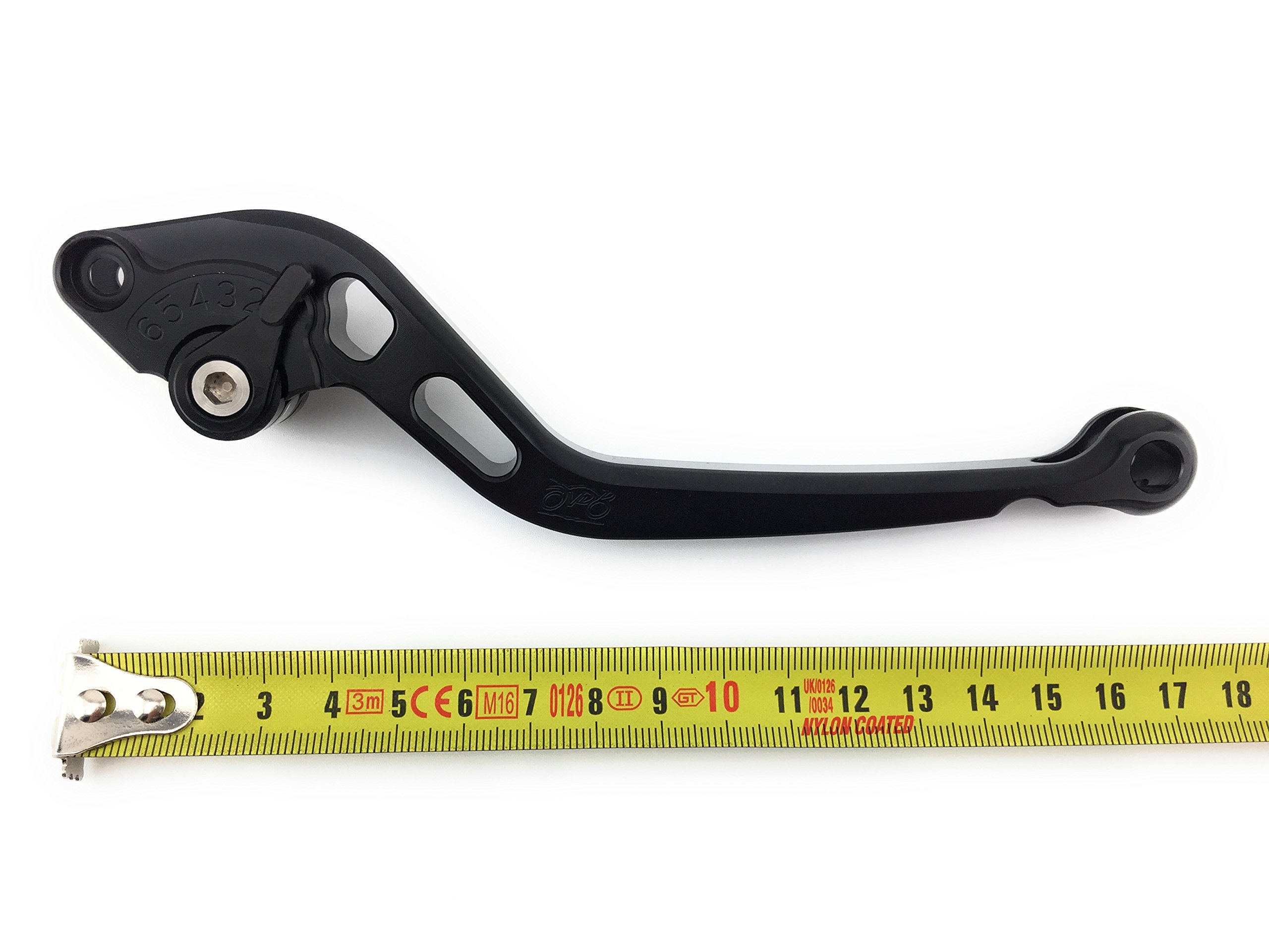 avdb-moto Coppia leve lunghe CNC Compatibile con GSXR 600, GSX-R750 K8 L0 2006 - 2010 (Nero-Blu)