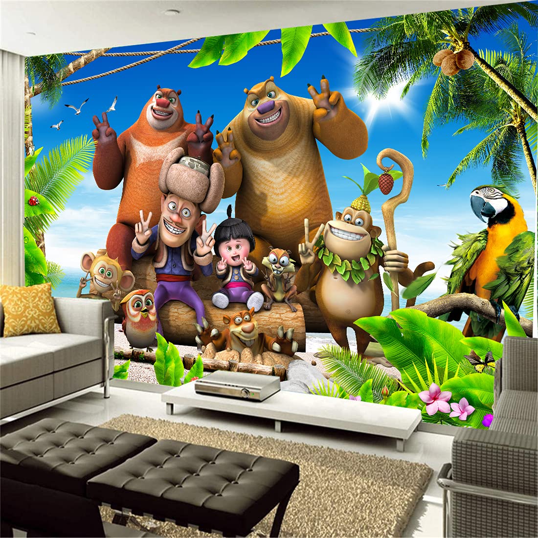 ALL YOUR DESIGN Cartoon Theme PVC Vinyl Self Adhesive Kids Wallpaper(4x6 Feet, Design no. kids-wallpaper-pt01) (B0996CQS5V) Amazon Price History, Amazon Price Tracker