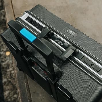B&W International GmbH GO mobile tool case with tool retention loops (ABS case, volume 36 l, 48 x 37.5 x 20 cm inner) 120.04/L, tools not included, Black