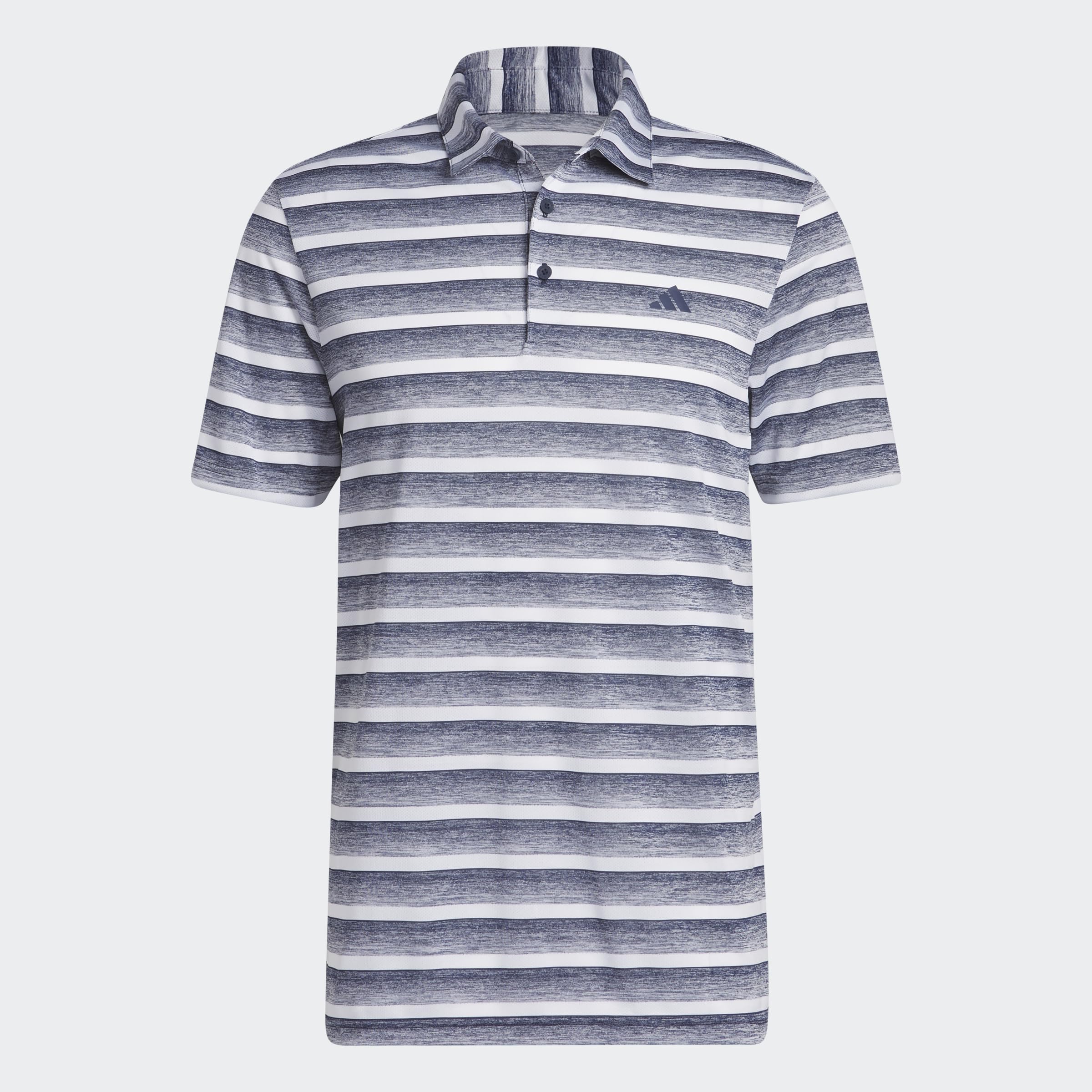 adidas Golf Herren Two Colour Streifen Primegreen Poloshirt