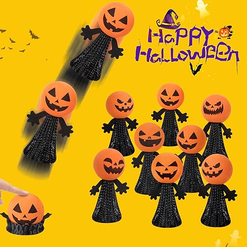 Miniatura 3 de Halloween Party Favors Toys for Kids Girls Boys - 24 Pcs Jumping Popper Spring Launchers Toy, Bouncy Novelty Toy ,Classroom Prizes,Halloween Trick