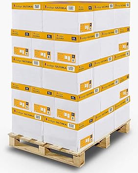 Indigo® A4 Ultima White Printer Paper – Box of 5 Reams (2500 Sheets per ...