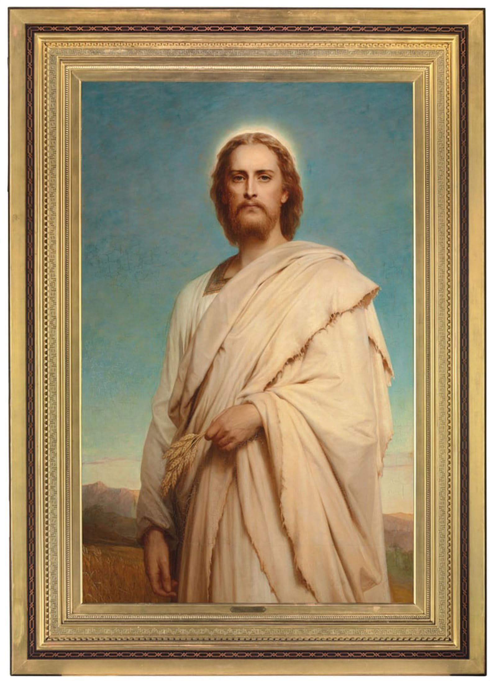 Le Christ du champ de maïs impression d'art Dicksee grand format