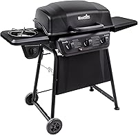Char-Broil Classic 360 3-Burner Propane Gas Grill with Side Burner - 360 Sq In Cooking, 30K BTU, Stainless Burners