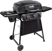 Char-Broil Classic 360 3 queimadores de gás propano líquido com queimador lateral