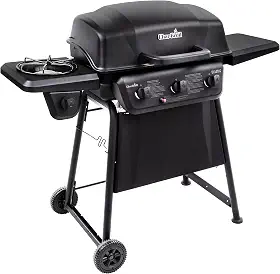 Char-Broil Classic 360 3 queimadores de gás propano líquido com queimador lateral