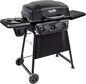 Char-Broil Classic 360 3 queimadores de gás propano líquido com queimador lateral