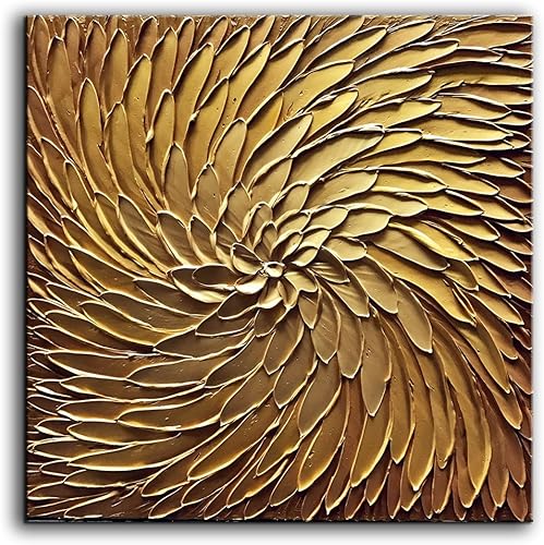 YaSheng Art - Pintura al óleo pintada a mano sobre lienzo con flores blancas, pintura moderna para decoración interior del hogar, imagen de arte