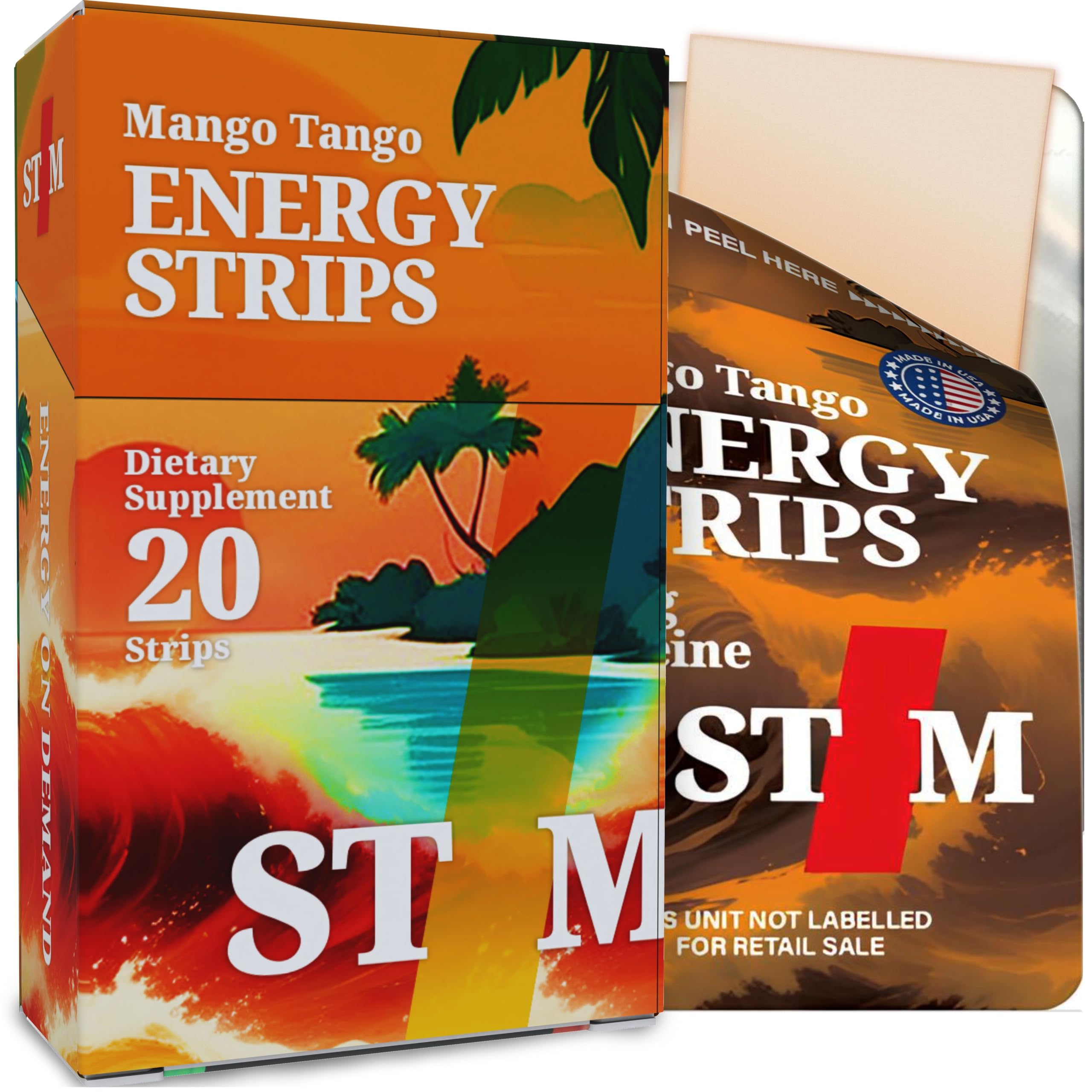 STIM Berry Zest Fast Dissolving Oral Energy Strips, 50mg Caffeine — Amazon image 9