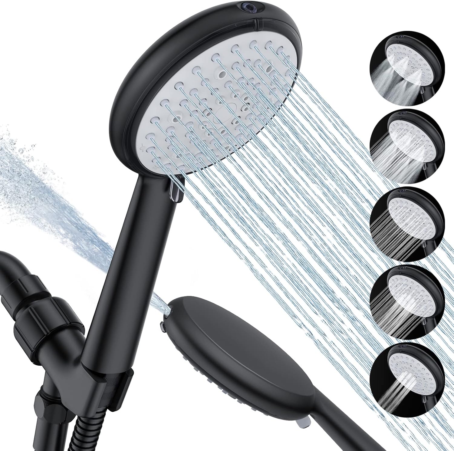 Shower Head with Hose, VEWO High Pressure Shower Heads with Handheld ...