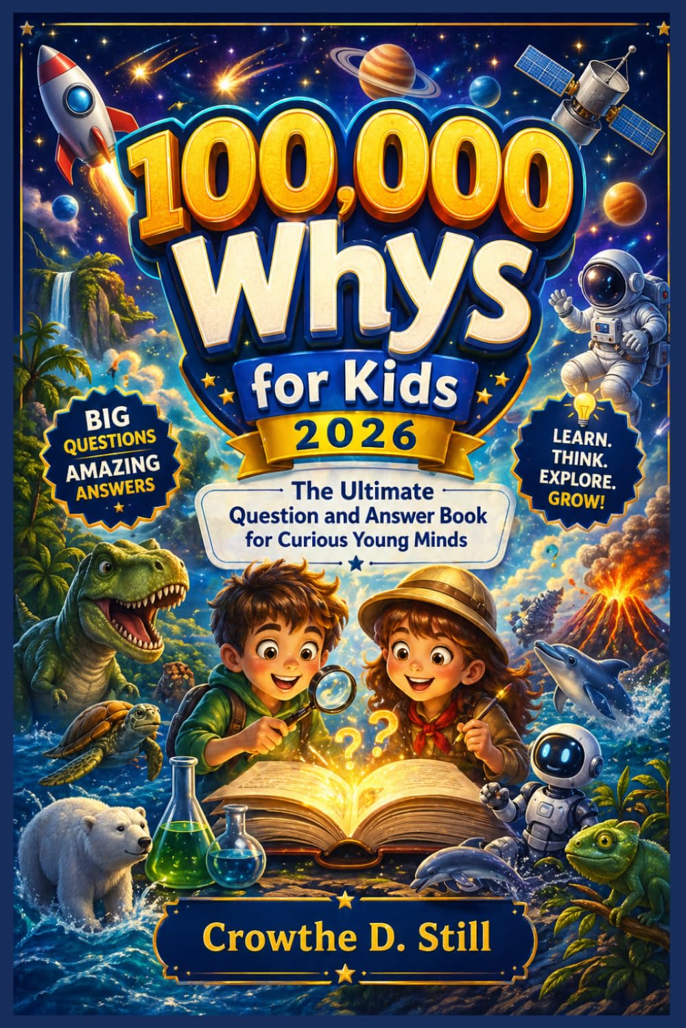 100,000 Whys for Kids 2026: The Ultimate Question and Answer Book for Curious Young Minds