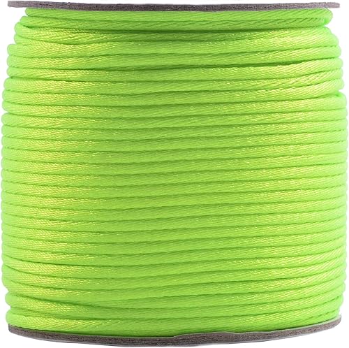 Vista 17 de KONMAY - Cuerda de nailon para hacer manualidades tipo bisutería, macramé o crochet, joyería, nudos chinos, Kumihimo, disponible en varios tamaños