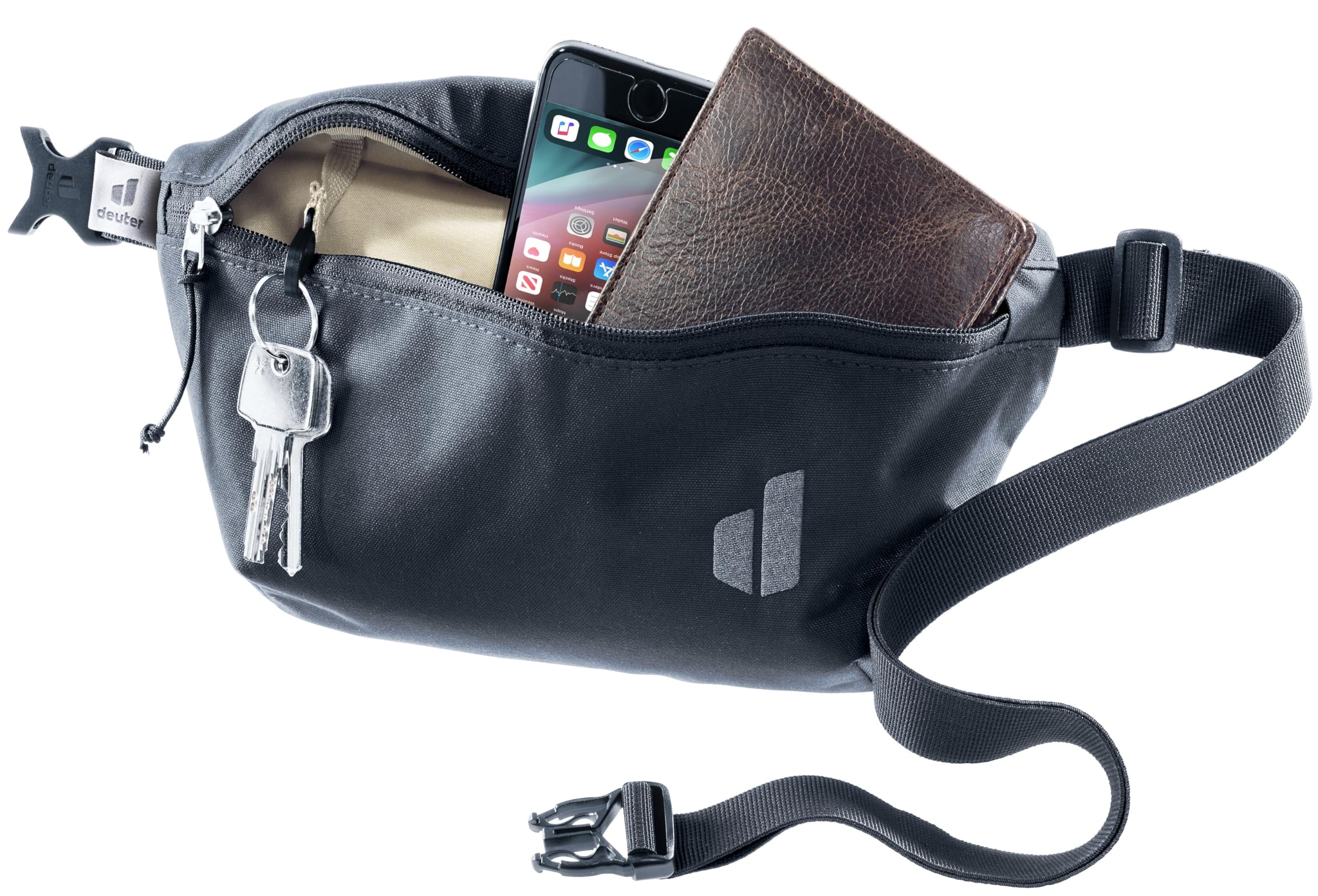 deuter Avengo 1.5 Lifestyle Crossbody Bag, czarna