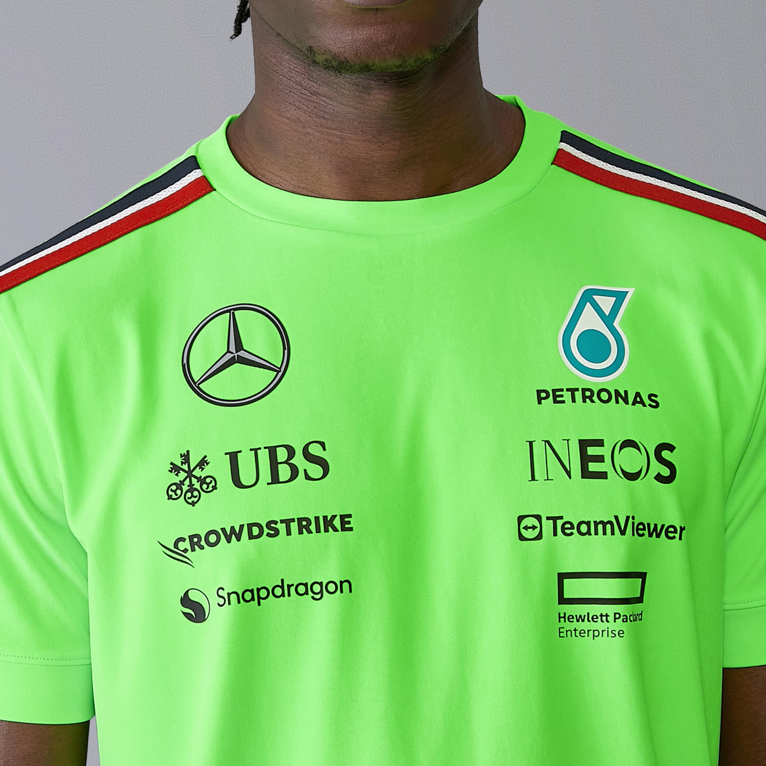 Mercedes AMG Petronas Camiseta F1 Setup para Hombre 2024 - Verde - Tamaño: L