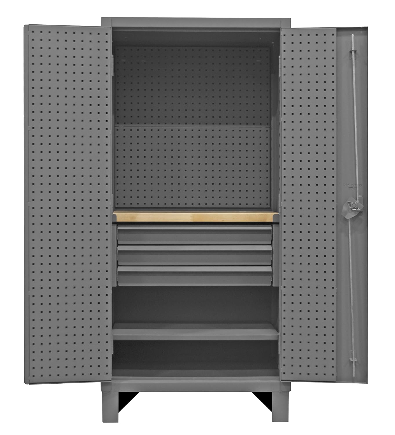 Durham HDCDPWT243678-3M95 Cabinet, 1 shelf, 3 drawers, maple top