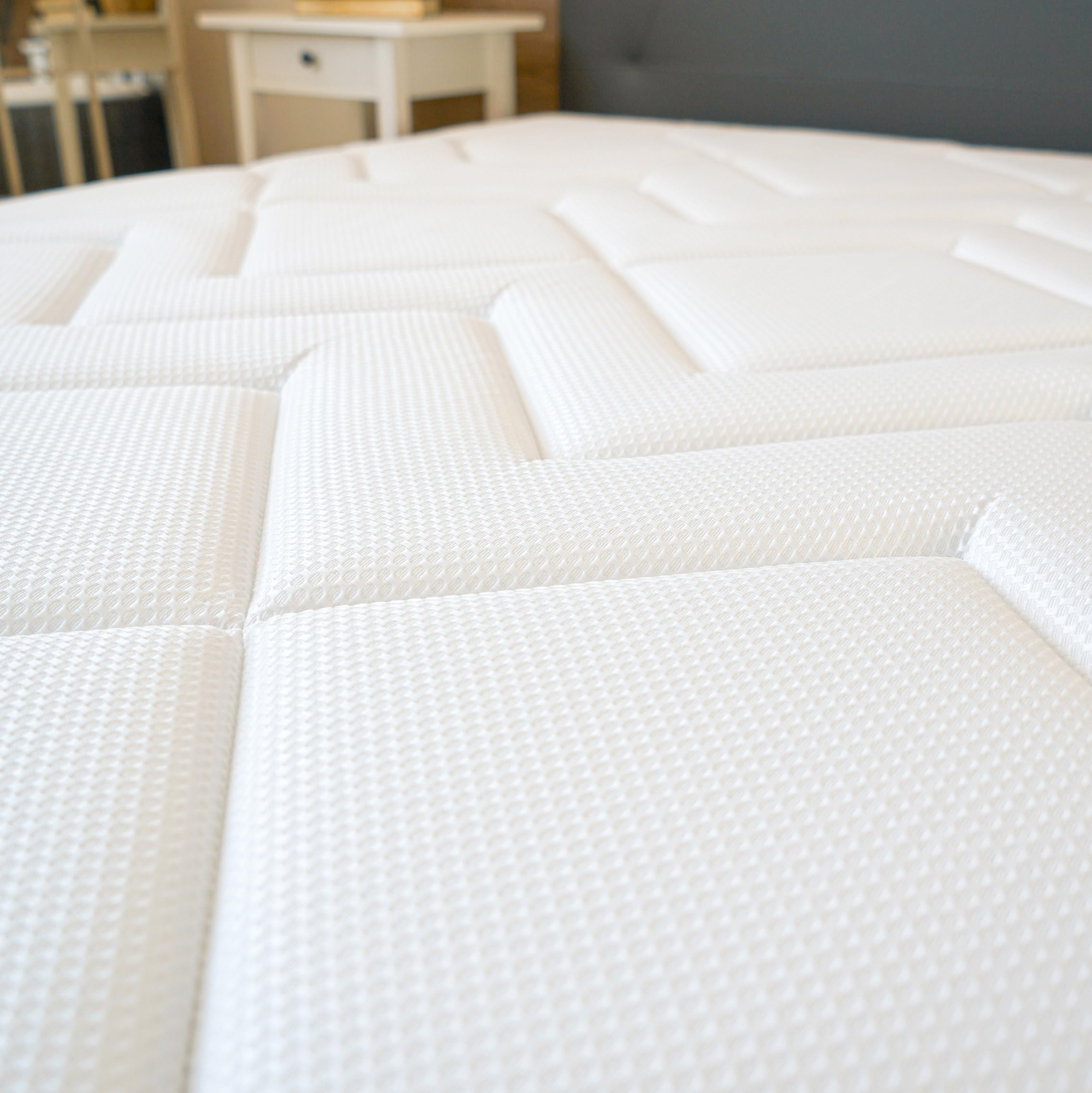 WIN REST - Pack Spazio : Canapé Spazio Cambria y Colchón Coliseum | 135x190cm | Bloque de Espuma y Visco Gel | Diseño Moderno y Funcional con Espacio de Almacenamiento Óptimo