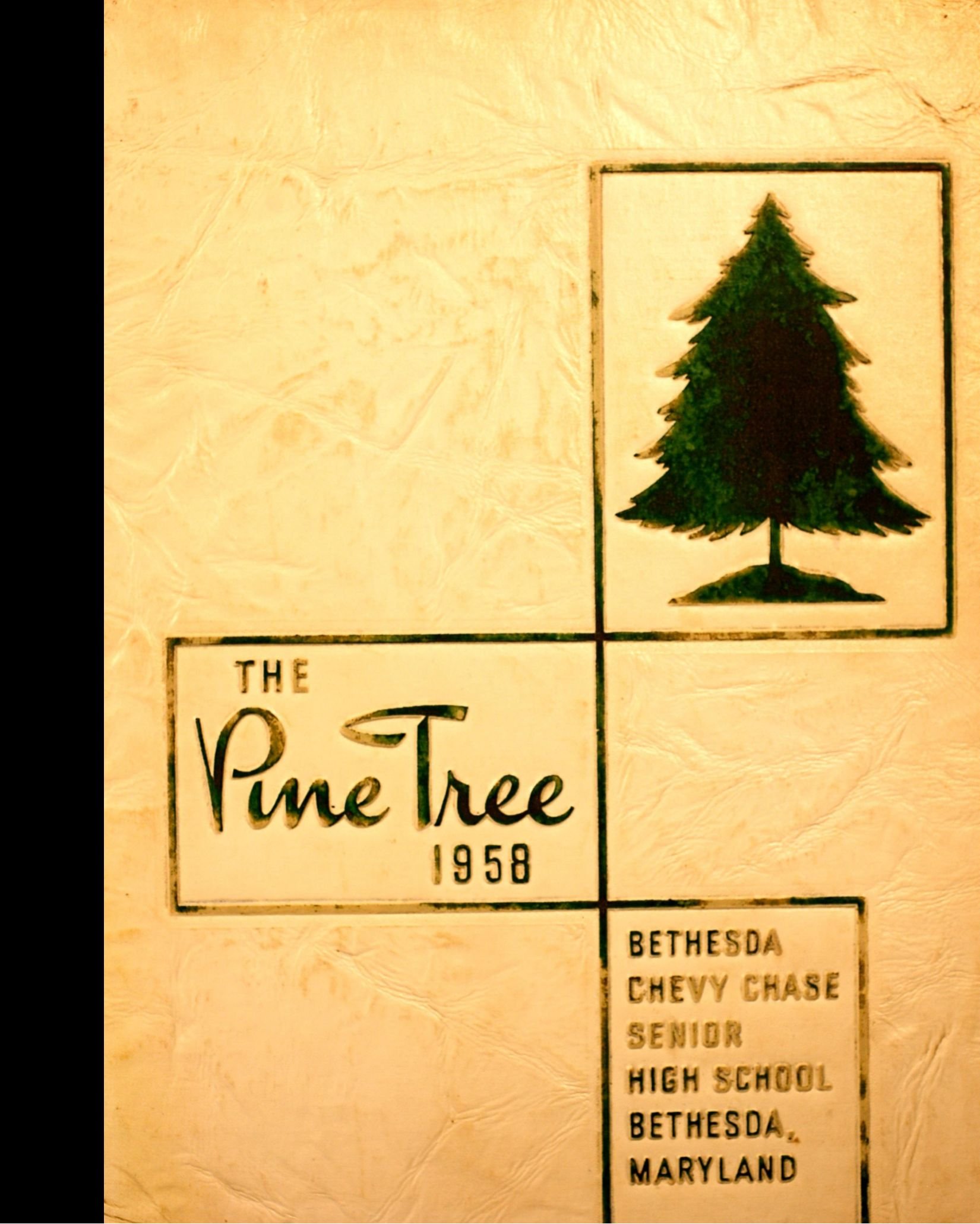 (Reprint) 1958 Yearbook BethesdaChevy Chase High School, Bethesda