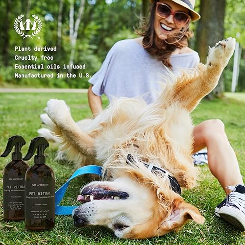 Miniatura 6 de Muse Apothecary Pet Ritual - Espray desenredante para perros y gatos, desenredante para gatos y perros, acondicionador de desenmascaramiento,