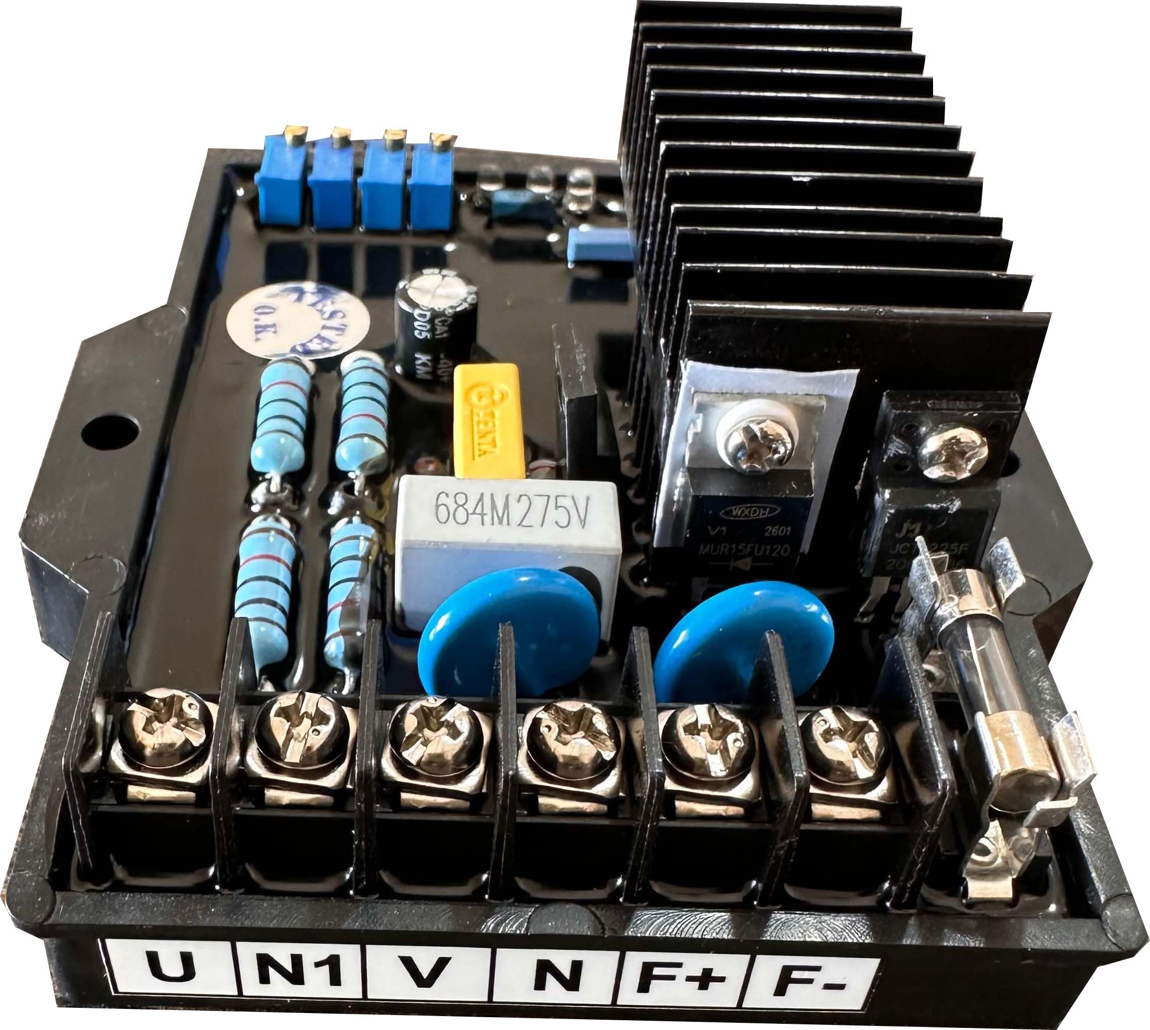 Generator AVR, 100VDC 6AMP, AVR-D10, Replacement Part FOR R120 AVR, TAVR20 AVR, MP-05 AVR, Applicable Upto 500KVA.-image-17