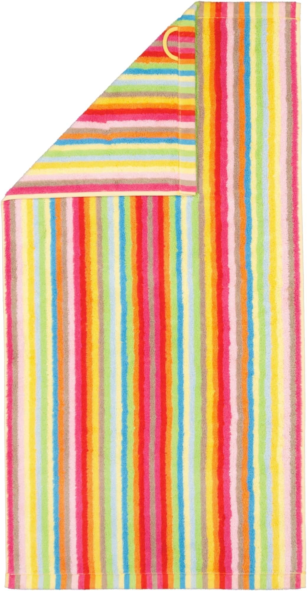 Cawö towels, life style, stripe 7008, 100% Cotton, multicoloured, Handtuch 50x100 cm