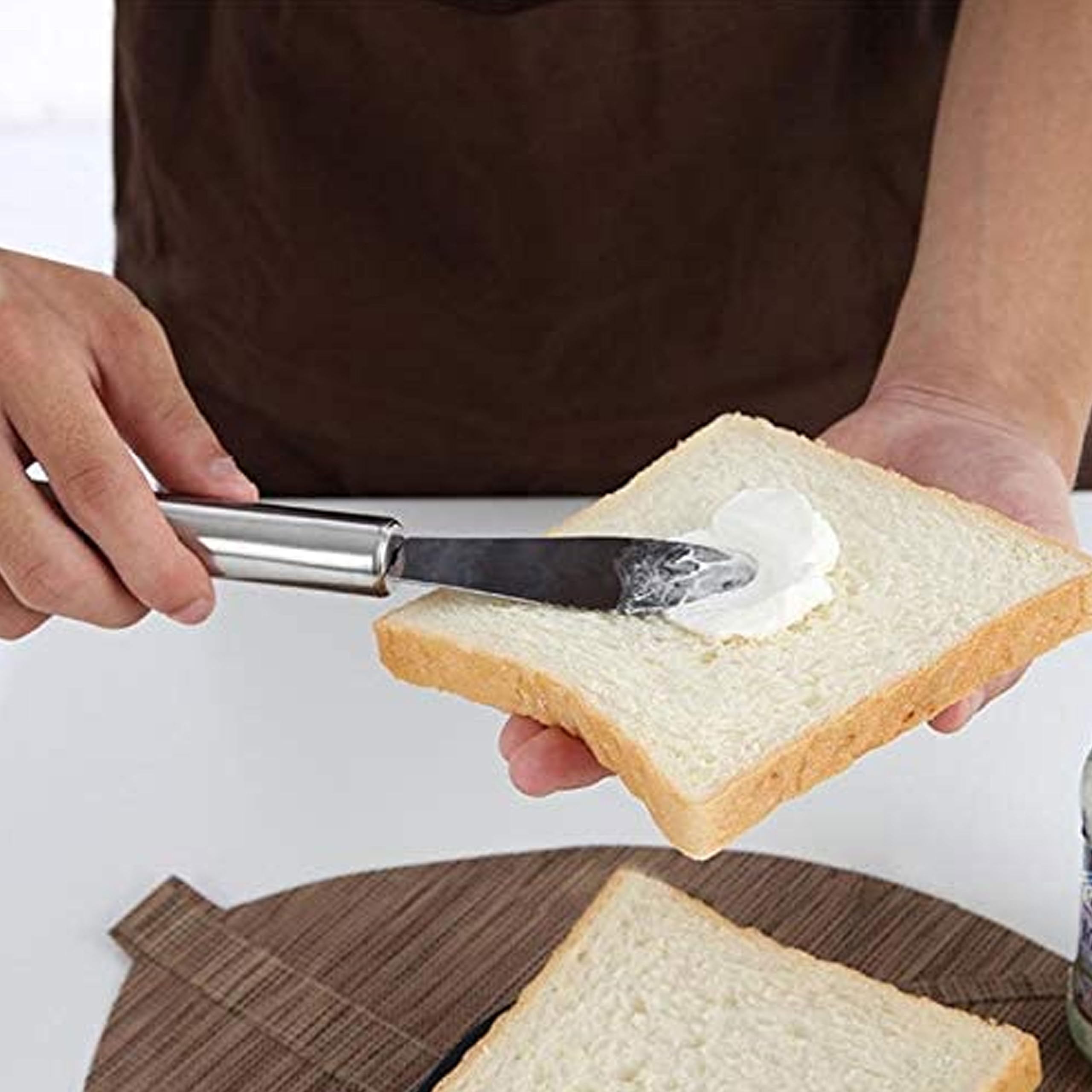 1 Sandwich Spreader Butter Spread Jam Knife Cut Kitchen Cutlery Stainless Steel 1 Pc Sandwich Spreader Butter Spread Jam Knife Cut Kitchen Cutlery Stainless Steel Serrated Edge Kitchen Tool Condiments