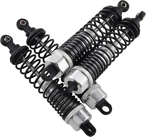 Miniatura 4 de 4 amortiguadores delanteros y traseros, 3.858 in ajustable montado RC amortiguador suspensión aluminio para autos RC 110 Redcat HSP 94166 94106