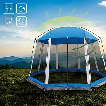 Amazon.com: HYPER VENTURE Screen House 13x13 Feet Octagonal