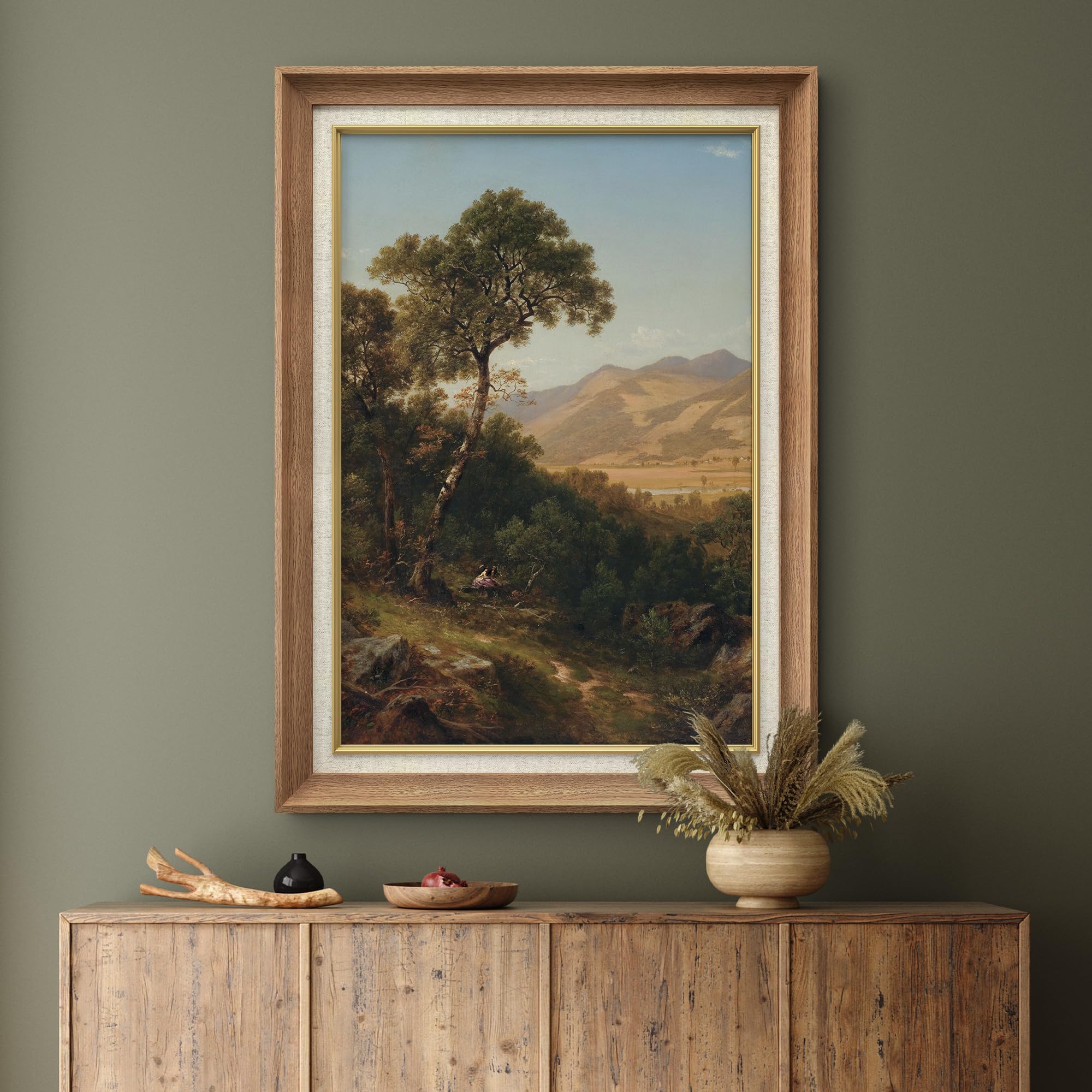 Amazon.com: SIGNWIN Premium Frame Art Serene Landscape Classic