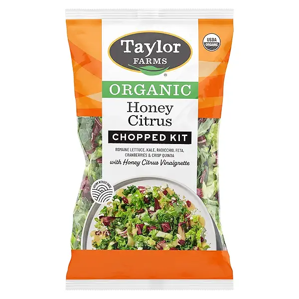 Taylor Farms Organic Honey Citrus Chopped Salad Kit, 9.25 Ounce 1