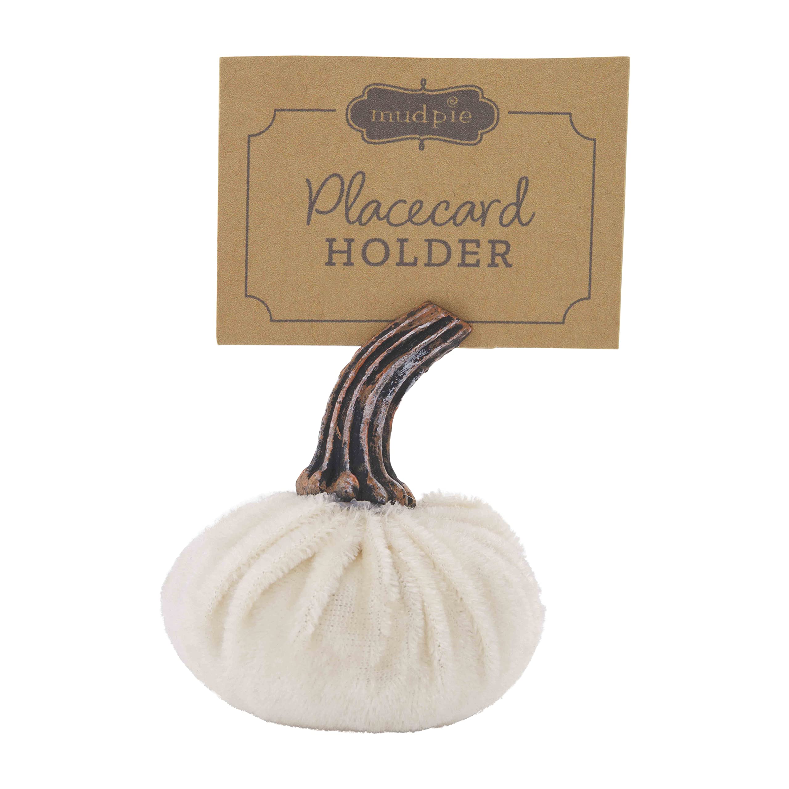 Places de table Mud Pie velours blanc set de table tissu luxe