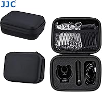 Vista 8 de JJC SGM-V1 - Micrófono de video de escopeta, micrófono cardioide condensador Vdeomicro con soporte de choque, parabrisas de espuma peluda