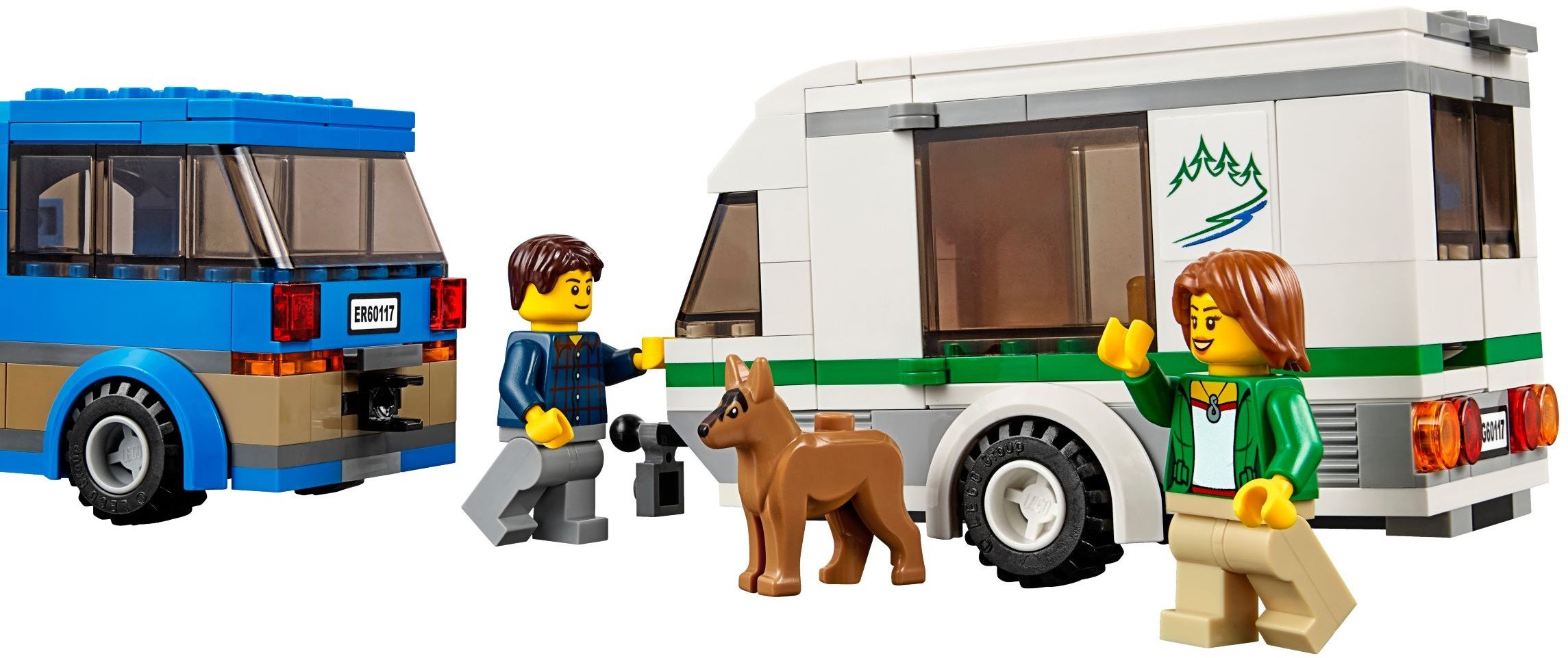 LEGO City Great Vehicles 60117 - Furgone e Caravan