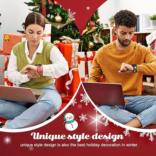 Miniatura 5 de Correa de reloj compatible con Apple Watch de 1.496 in, 1.575 in, 1.614 in, 1.654 in, 1.732 in, 1.772 in, correa de repuesto con cierre clásico para