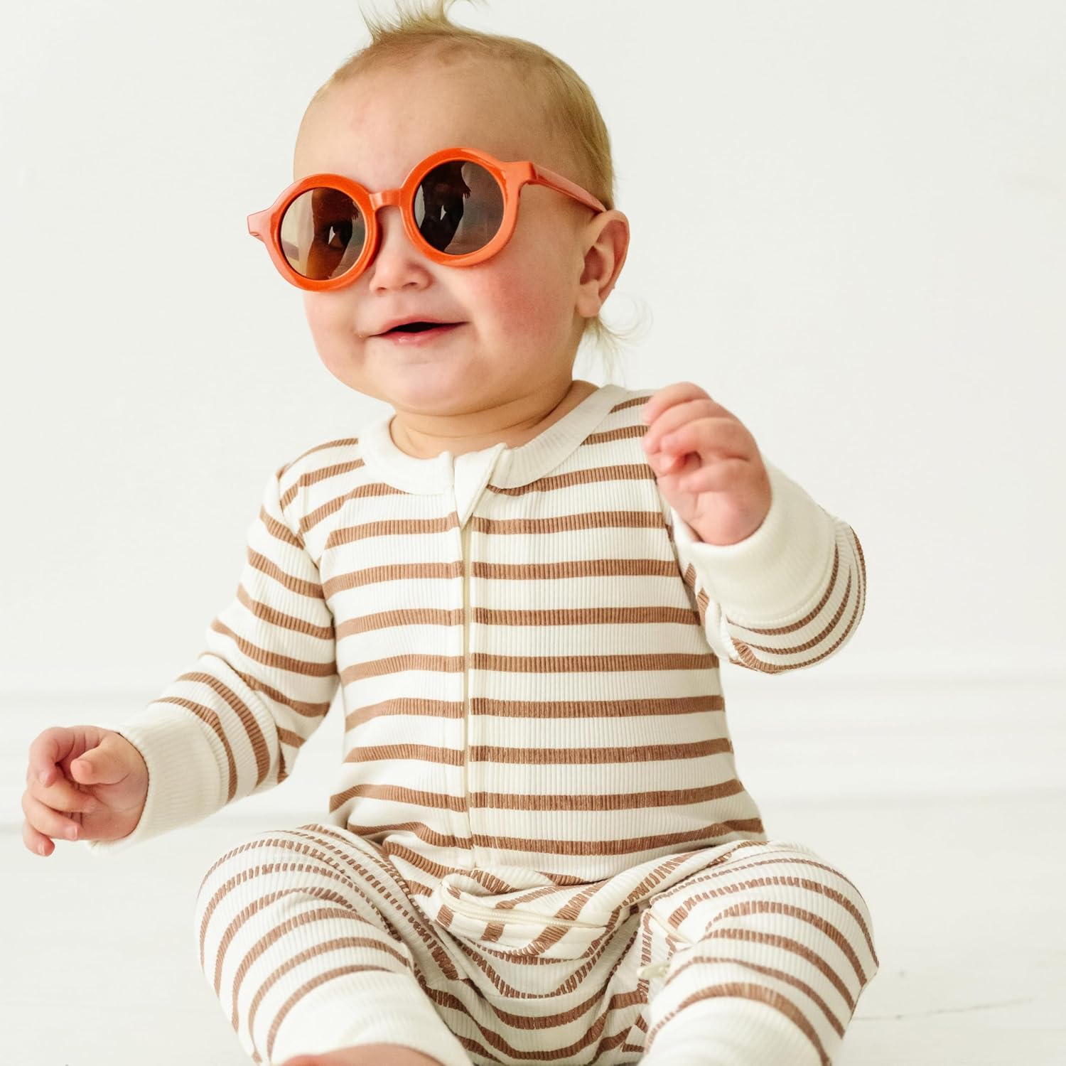 MakeMake Organics GOTS Certified Organic Baby Clothes 2-Way zip romper Footie Infant Gender Neutral Baby Boy Girls