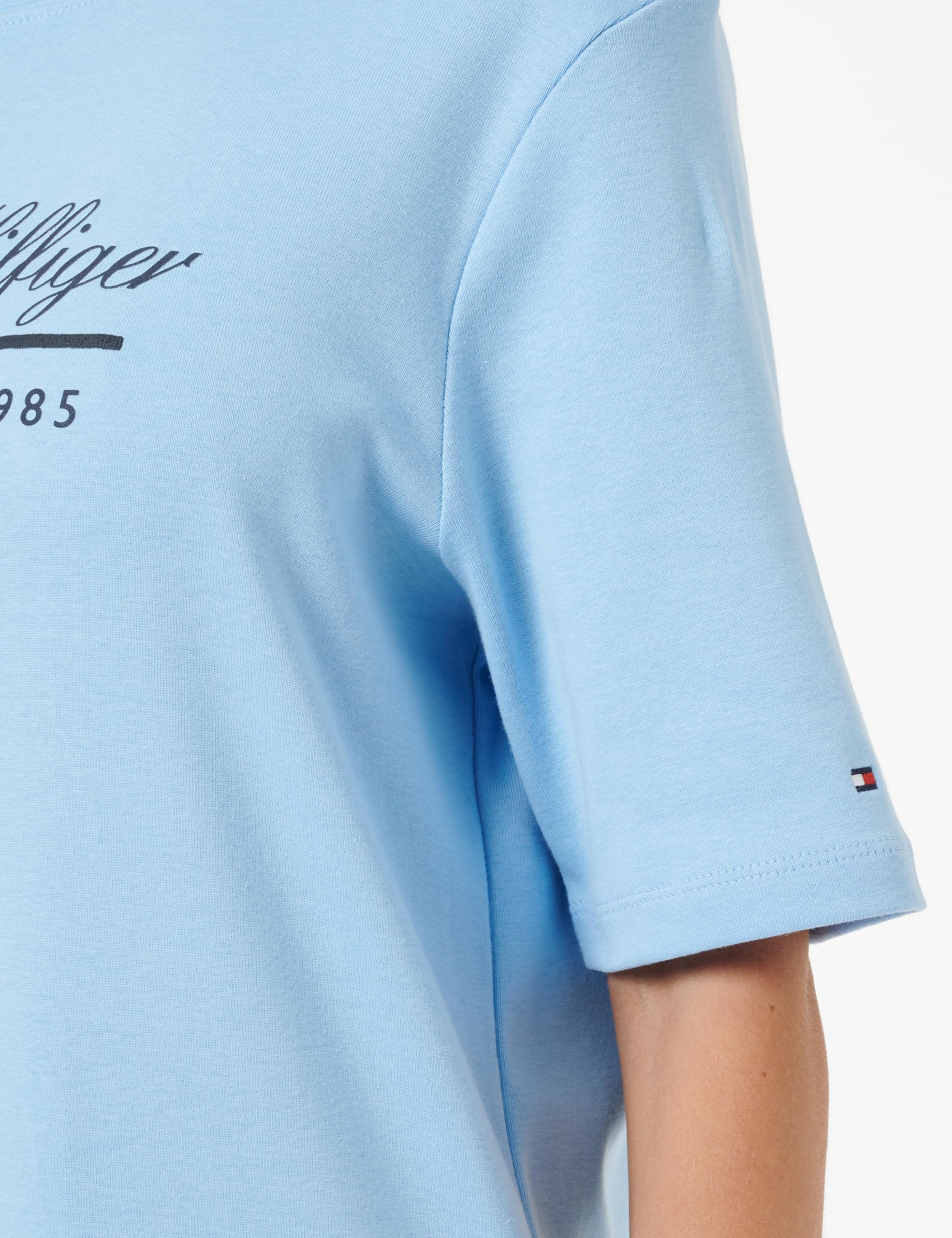 Tommy Hilfiger Sukienka T-shirt Kobiety Reg Script Sukienka Graficzna Ss Ww0ww43545