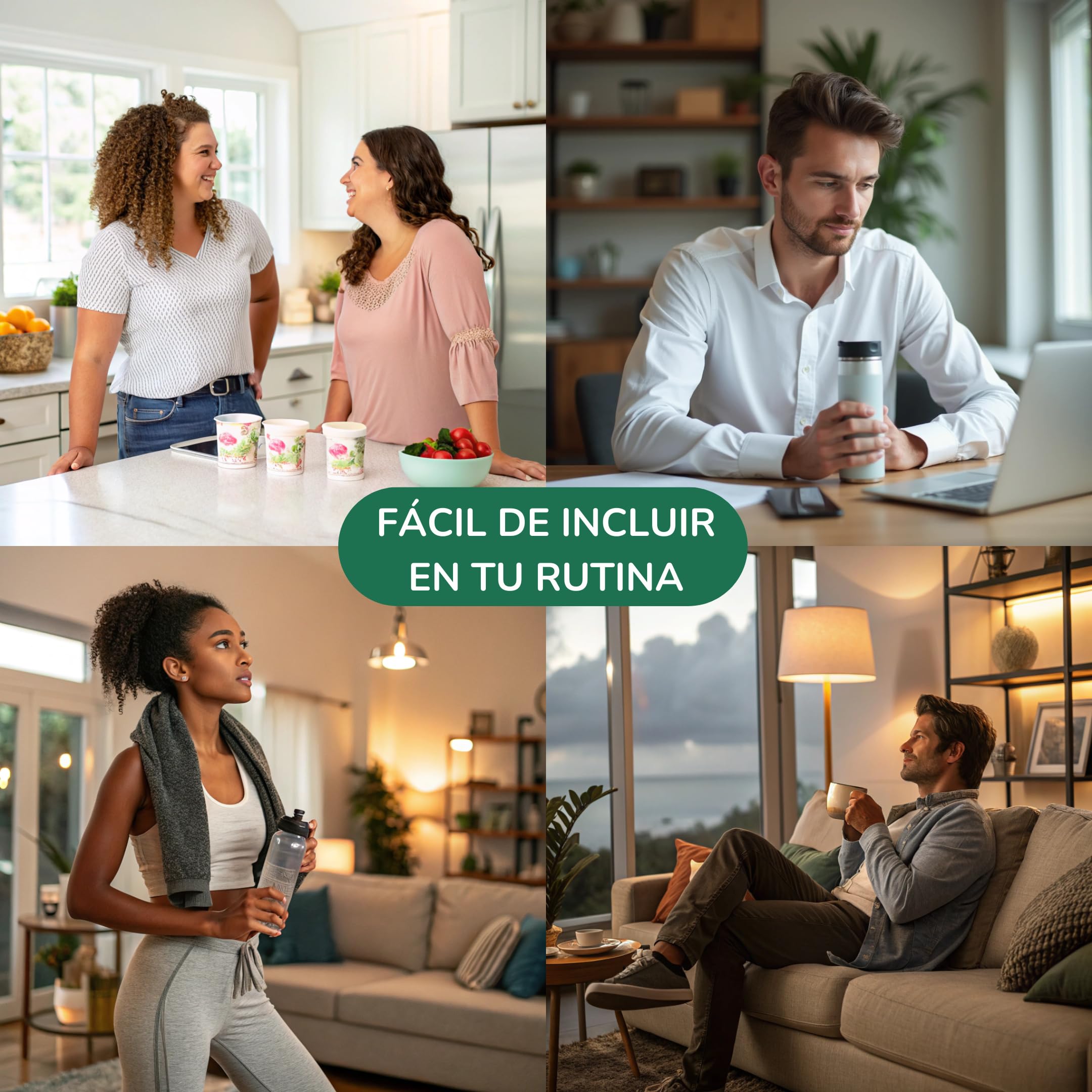 Symbiotic Blend Creamer - Natural Microbiotic con Probióticos y Prebióticos Intestinales, Melena de León y Zinc - Reduce Gases e Hinchazon Adultos - 30 dosis (1 Mes) - Hecho en España - 100% Vegano