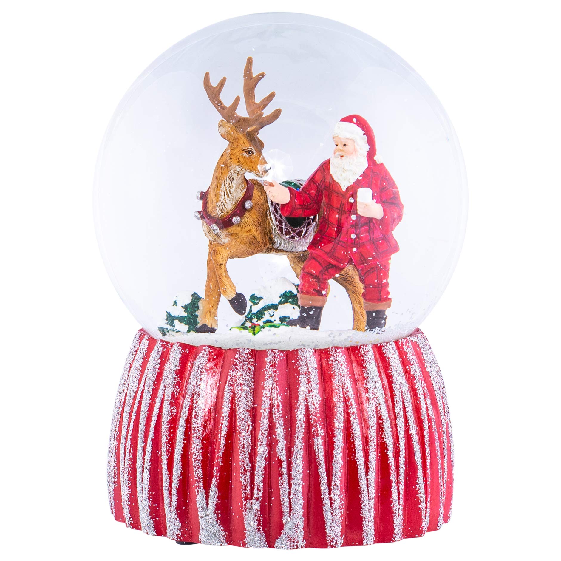 BigBuy Christmas - Palla Di Neve Di Babbo Natale 143800 S1402679 - Rosso - ePRIC