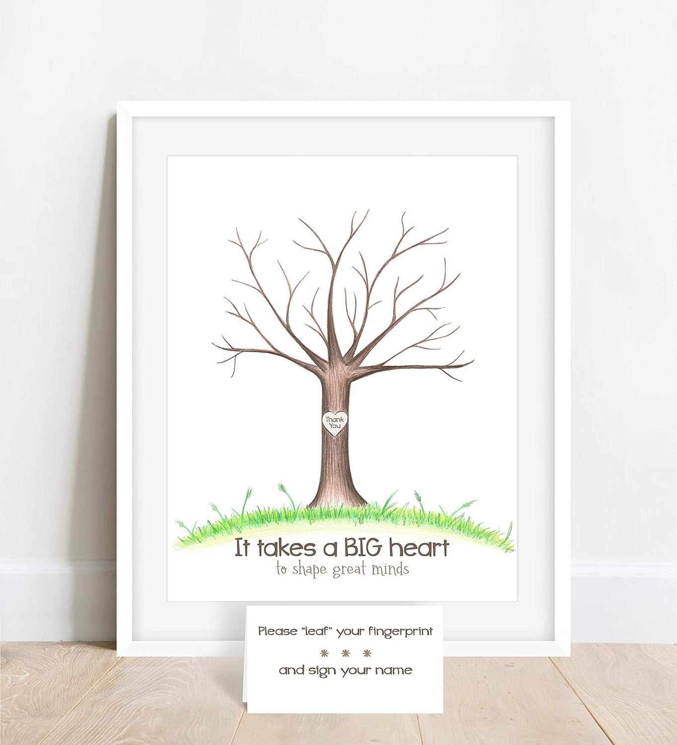 custom-teacher-appreciation-fingerprint-tree-honduras-ubuy for Free Printable Fingerprint Tree Template Custom Teacher Appreciation Fingerprint Tree - Honduras | Ubuy for Free Printable Fingerprint Tree Template