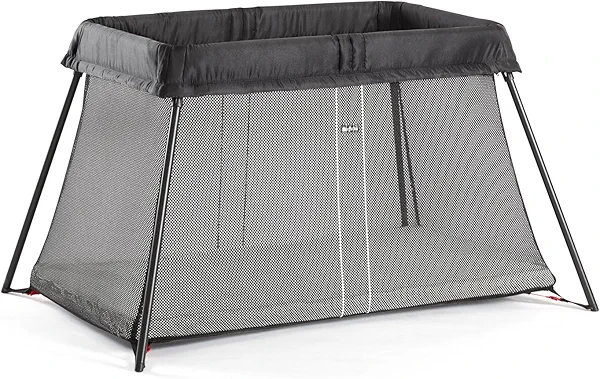 BabyBjörn Travel Crib Light - Black (040280US), One Size