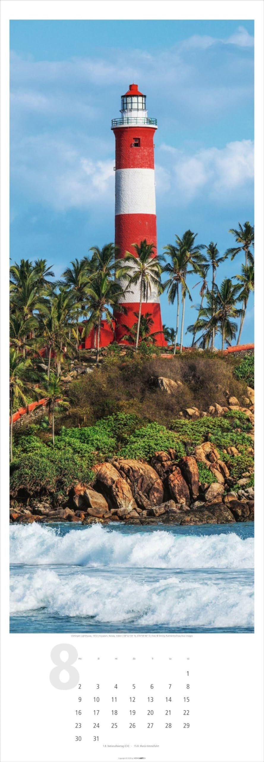 Leuchttürme Kalender 2027: Langer Bild-Kalender mit 12 spektakulären Fotos von unterschiedlichen Leuchttürmen. Wandkalender XXL 2027. Vertikaler ... Leuchtturm-Bauten zeigt. Format: 34 x 98 cm.