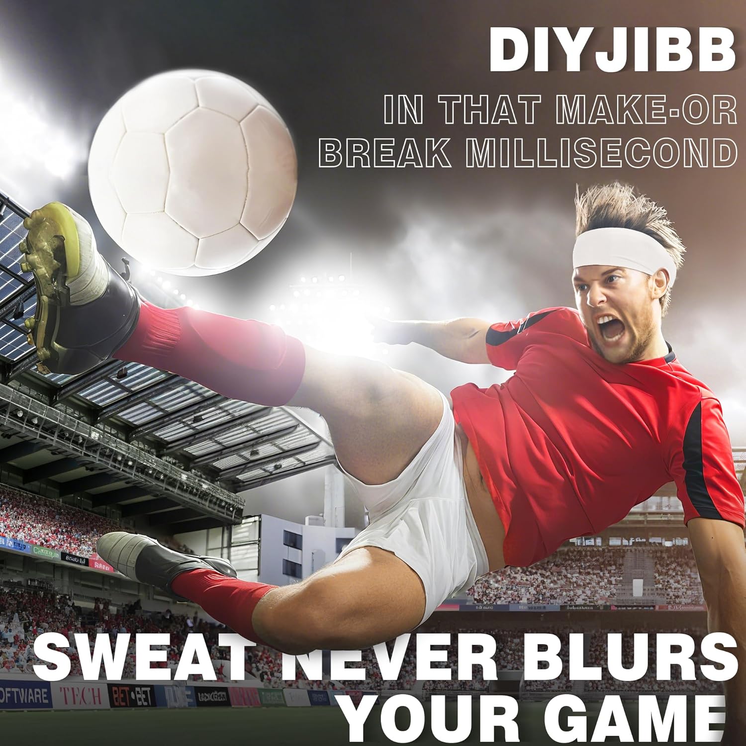 Sport Headbands for Men - 7 Pcs Sweat Absorbent Running Headband for Fitness Workout Running Rugby Baseball Yoga High Intensity Interval Training, Unisex Sweatband for Both Men and Women - Image 7